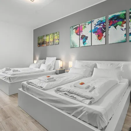 High-quality, Comfortable, Fully Equipped, 6 Beds 아파트