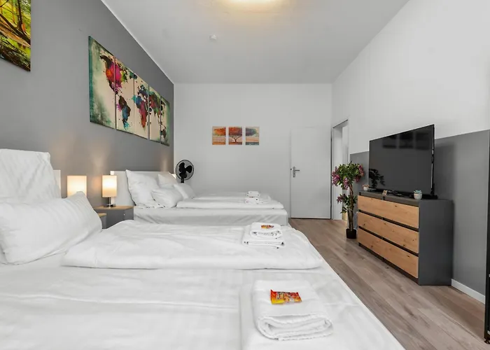 High-quality, Comfortable, Fully Equipped, 6 Beds 아파트