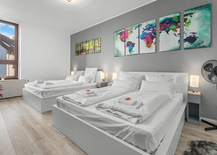 High-quality, Comfortable, Fully Equipped, 6 Beds 아파트