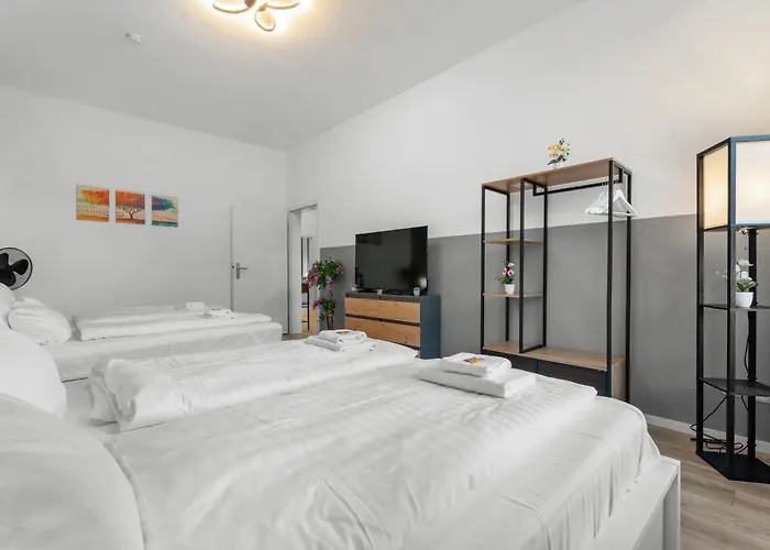 High-quality, Comfortable, Fully Equipped, 6 Beds 아파트 *